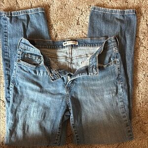 Levi's Blue Straight Leg Jeans Classic Denim